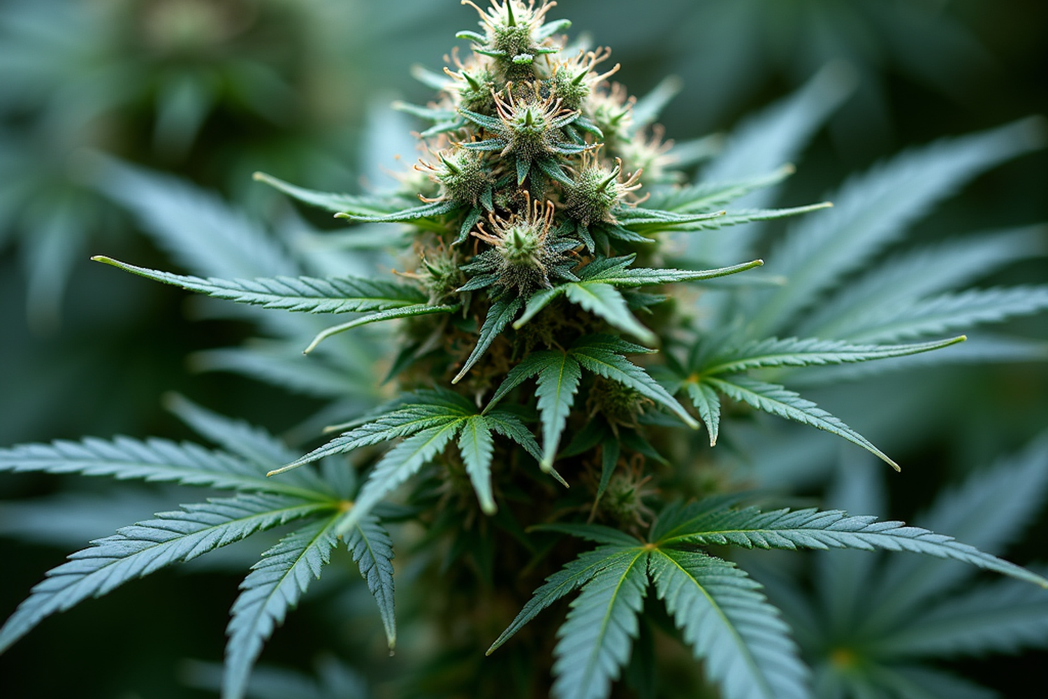 Ärztin in der Schweiz führt telemedizinische Beratung zur medizinischen Cannabis-Therapie am Laptop durch