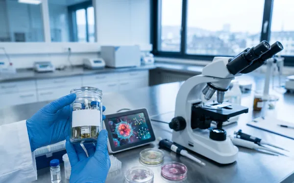 Ärztin in einer Schweizer Praxis bespricht mit Patientin eine mögliche medizinische Cannabis-Therapie bei chronisch-entzündlicher Erkrankung, mit Unterlagen zum Endocannabinoid-System auf dem Tisch