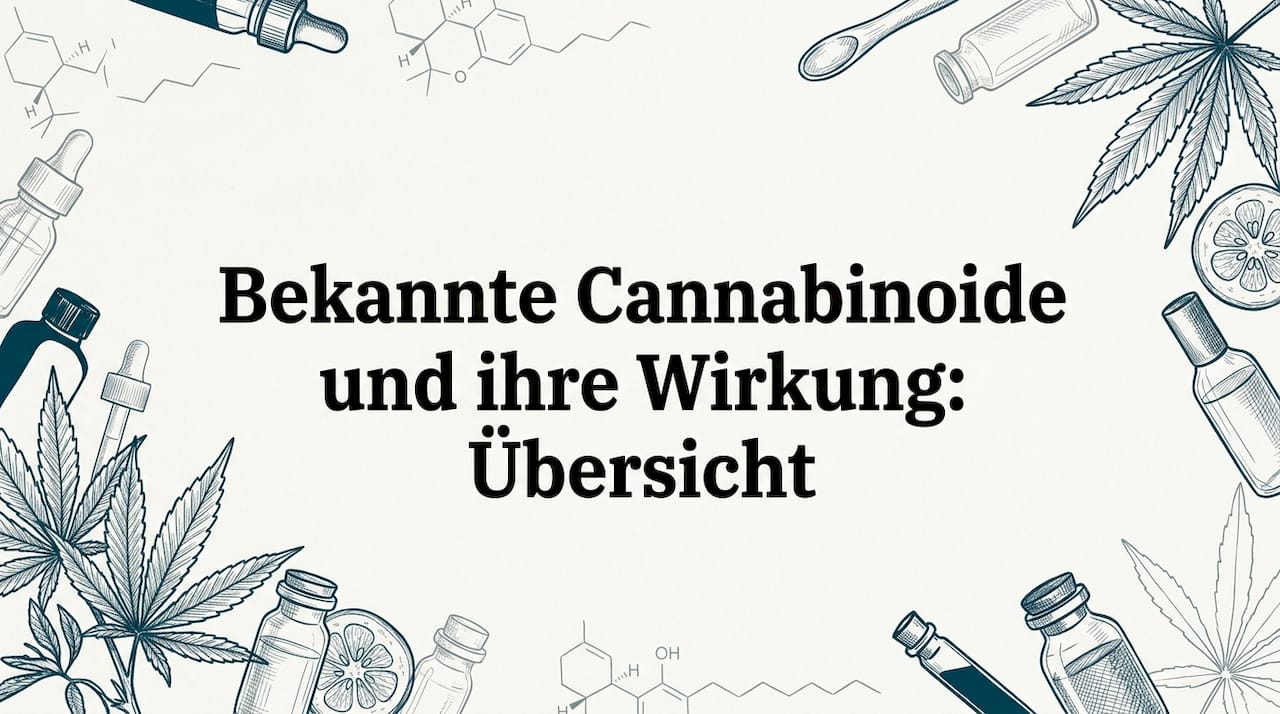 Bekannte Cannabinoide und ihre Wirkung: Übersicht