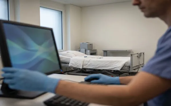 Ärztin in einer Schweizer Praxis bespricht mit einem Patienten die mögliche Anwendung von medizinischem Cannabis zur Behandlung von Schlafstörungen