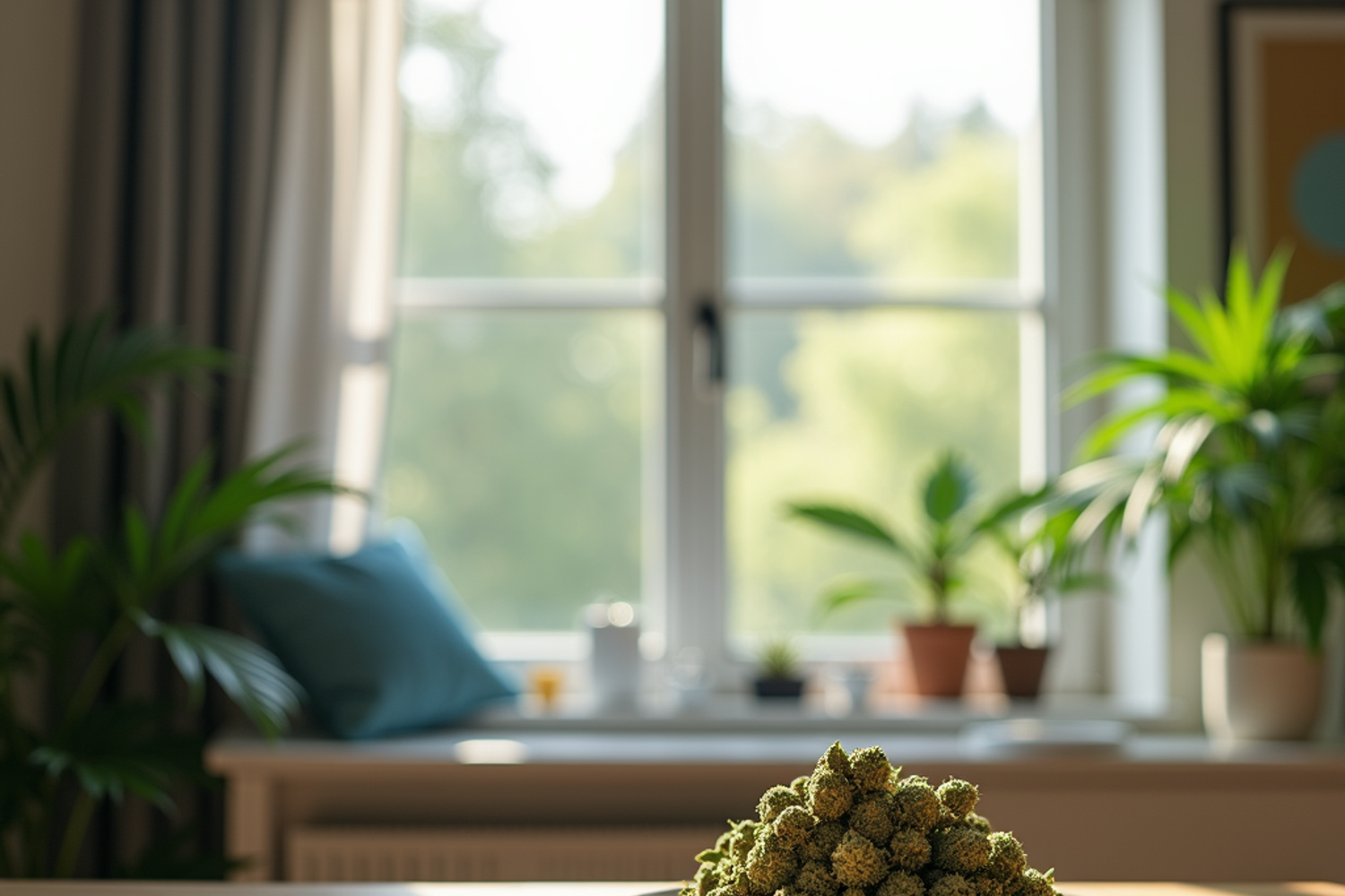 Telemedizinische Beratung in der Schweiz mit Ärztin und Patient über medizinische Cannabis-Therapie am Laptop